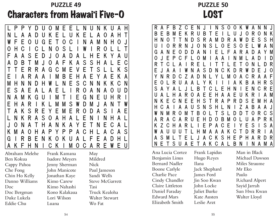 Hawaii Vacation Word Search